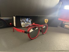 Ray-Ban Rb3674m Scuderia Ferrari Collection Sunglass Red Blk With Mirror Len