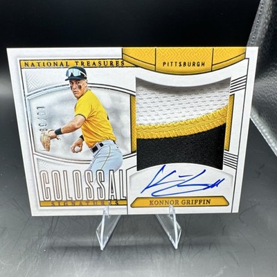Panini National Treasures Colossal Konnor Griffin Pittsburgh CMA-KG /99 Rookie