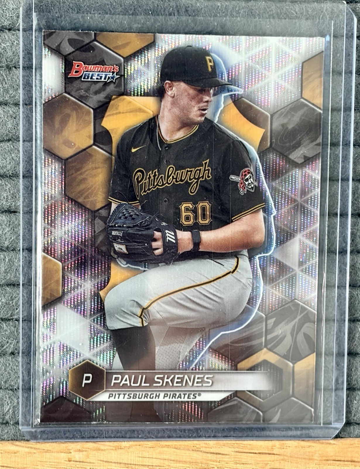 2023 Bowman's Best Paul Skenes Top Prospects #TP-22 Pittsburgh Pirates
