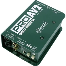 Radial Engineering ProAV2 - Audio/Video Passive Stereo Direct Box