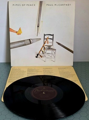 PAUL McCARTNEY Pipes Of Peace ORIGINAL UK 1983 PRESS A1U/B1U Vinyl LP & Inner EX