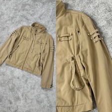 Vintage Diesel Men's Multipocket Jacket Military Y2K Designer Streetwear Size L