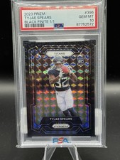 2023 Panini Prizm Black Finite 1/1 Tyjae Spears