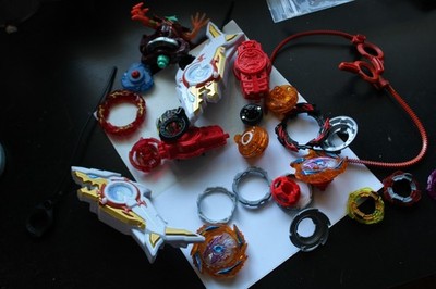 BEYBLADE Rip Fire Force  Burst Surge Speed Storm -Lights Up Demise Hyperion Lot