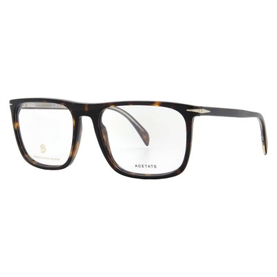 David Beckham Demo Square Men's Eyeglasses DB 1108 0086 55 DB 1108 0086 55