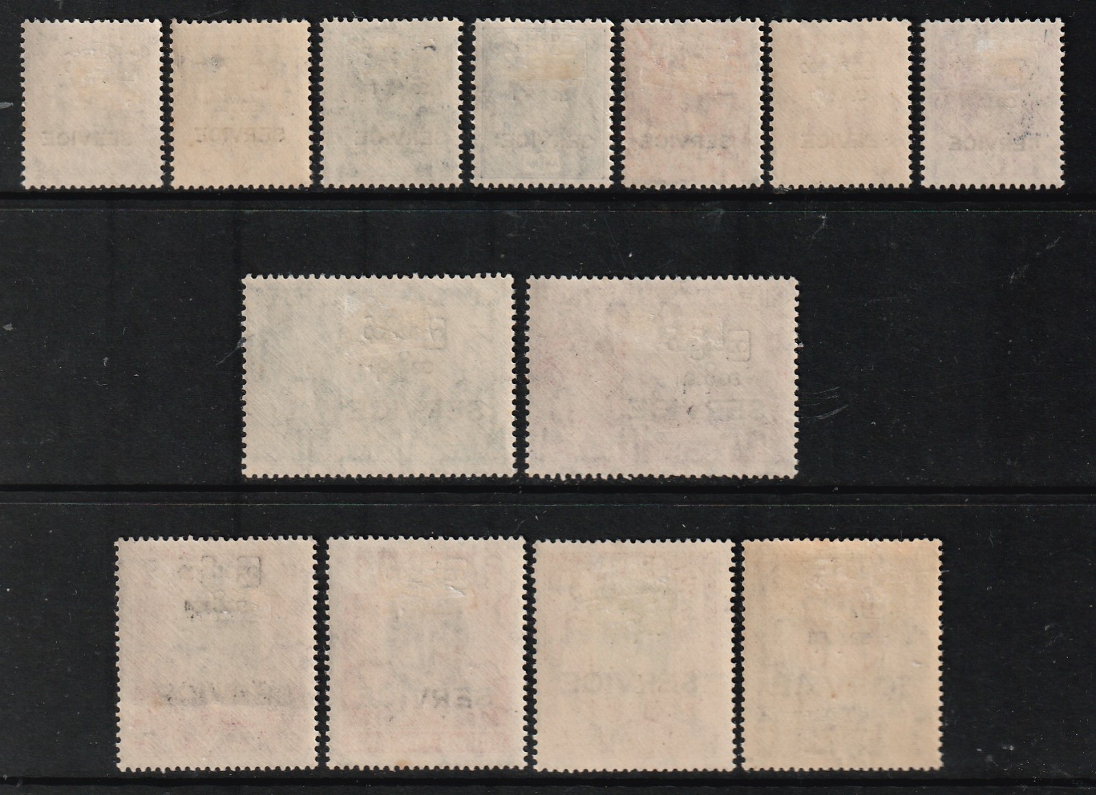 GEOVI BURMA  47 SERVICE  Int Burmese Govt set fresh lmm cat £225  fine quality