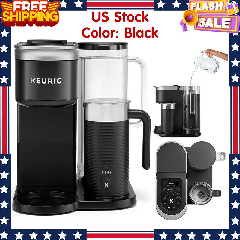 Keurig K-Cafe SMART Single Serve K-Cup Coffee Maker Black WiFi Pod Brew System