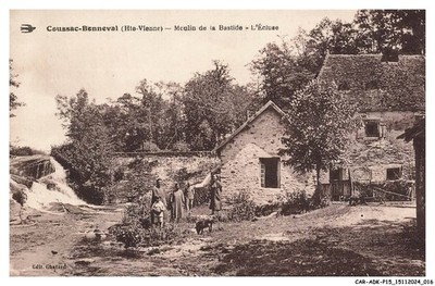 CAR-ADKP15-1132-87 - COUSSAC-BONNEVAL - Moulin de la Bastide - L'Ecluse