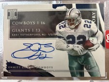 Emmitt Smith - 2021 Panini Impeccable DAL vs. NYG On Card Auto Card IV-ES #1/5