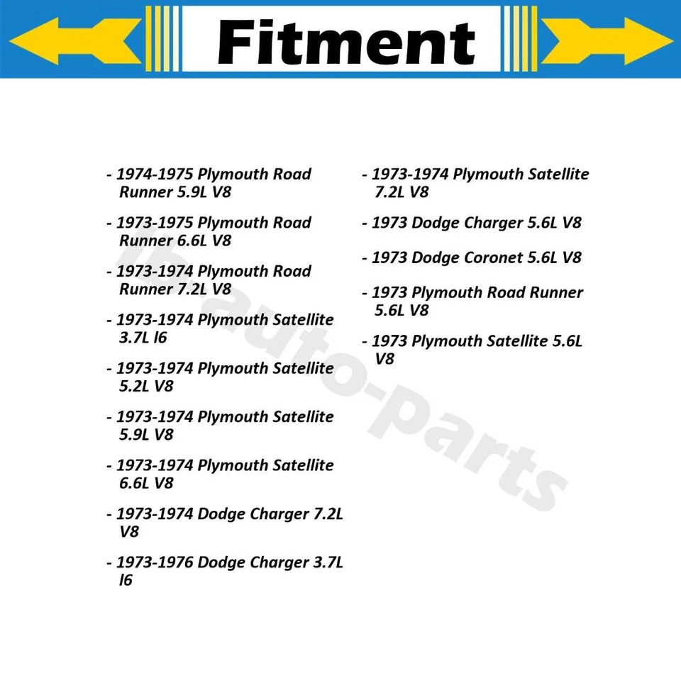 Передний тормозной шланг Dorman 2 шт. для 1979-1980 Chrysler New Yorker 5,9 л - Изображение 4 из 4