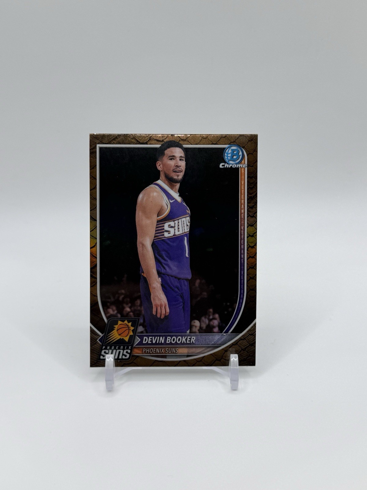 DEVIN BOOKER 2025-26 Bowman Chrome Basketball BCV-124 Reptilian Refractor