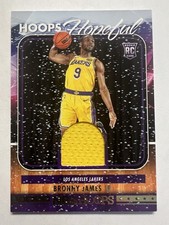 24-25 Panini NBA Hoops Bronny James Jr. Patch Hoops Hopeful RC Rookie Lakers