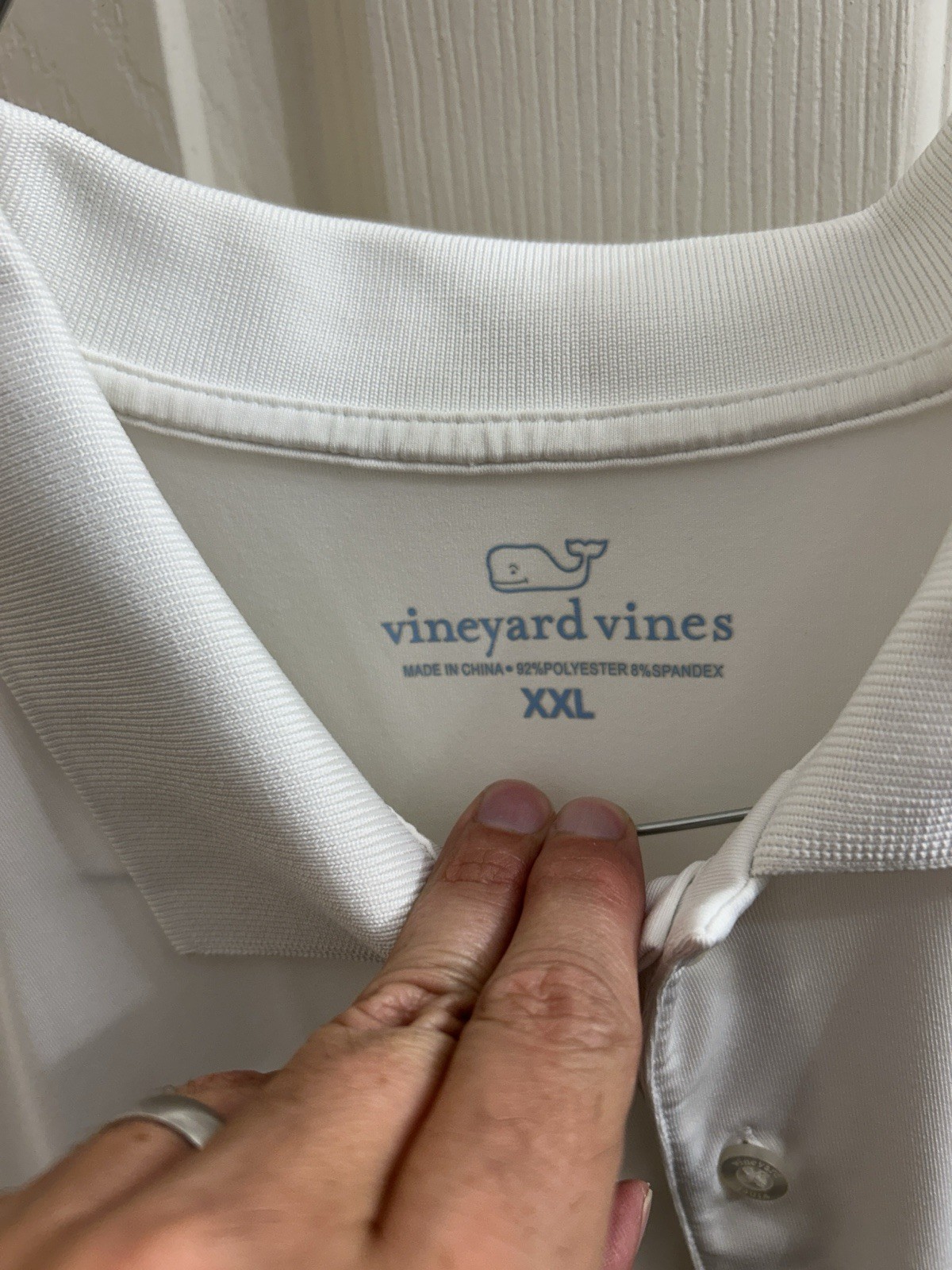 vineyard vines Solid White performance  Polo Shir… - image 5