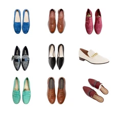 New Women's Leather Suede Oxford Loafer Mule Cole Haan Calvin Klein Zara