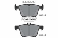 Textar 2628701 Bremsbelagsatz, Scheibenbremse FüR Audi Cupra Seat Skoda Vw