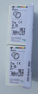 X2 Schneider ZB4BA2 / ZB4BA2 (NEW IN BOX)