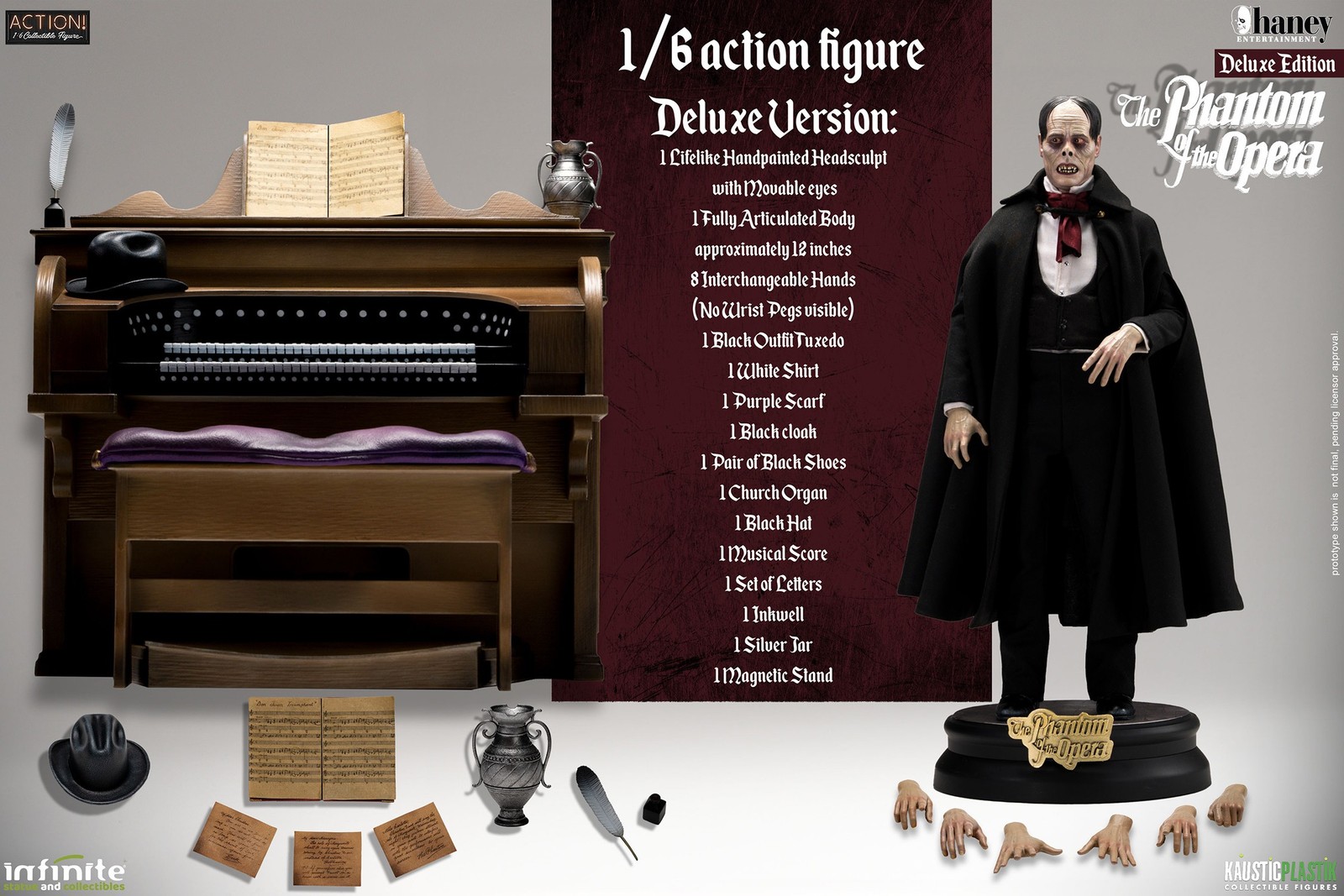 Lon Chaney As The Phantom Of The Opera Deluxe Figure Infinite Statue Sideshow