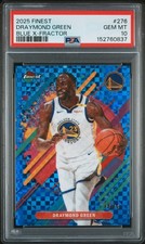 Draymond Green 2025 Topps Finest #276 Blue X-Fractor Rare 44 /49 PSA 10