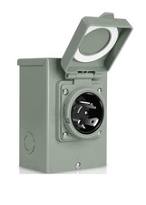 30 Amp Generator Inlet Box - NEMA L14-30P Power Inlet Box for 3R 4-Prong Gene...