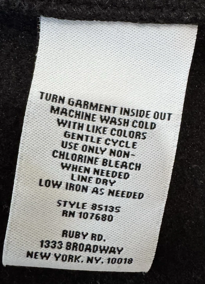 Ruby Rd Womens XL Full Zip Quilted Puffer Vest w/Faux Fur Collar Sleeveless - Image 4 of 4