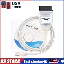 For Toyota Inspection Cable Us Obd Scanner Mini Vci Tis V18.00.008 Tis J2534