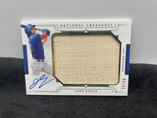 2024 Panini National Treasures Jake Gelof #JLS-JG Dodger Prospect JUMBO Material