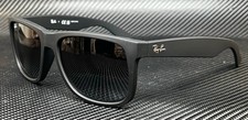 RAY BAN RB4165 601 8G Matte Black Grey Men's 54 mm Sunglasses