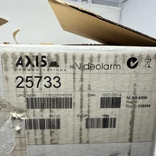 Axis Communications 25733 Outdoor Pendant Mount Dome Housing New Open Box