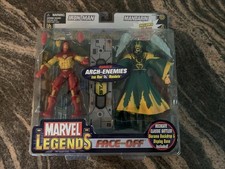 2006 ToyBiz Marvel Legends Face-Off Iron Man Vs Mandarin Action Figure Set MIB