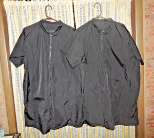 Gliitatu 2Pack Grooming Smock for Dog Groomers Barber Jacket Smocks Hairstyli...