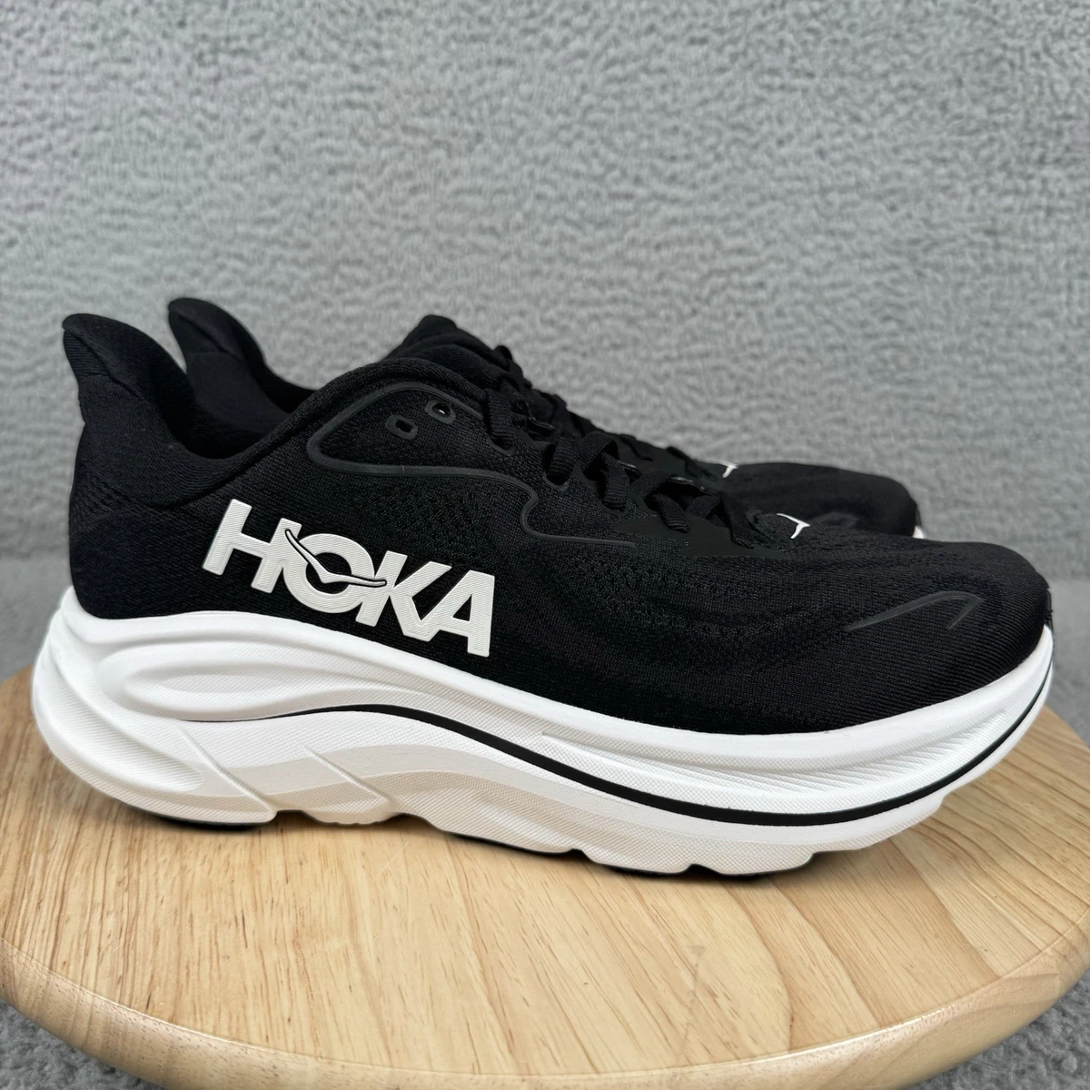 Hoka One One HOKA Clifton 9 Black White for sale | eBay