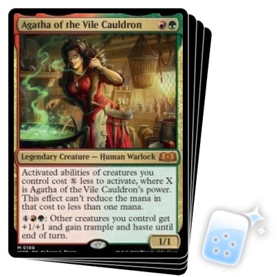 AGATHA OF THE VILE CAULDRON X4 Wilds Of Eldraine WOE Magic MTG
