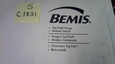 BEMIS MOLDED WOOD 540-425 400-000 ROUND TOP NOT PLASTIC