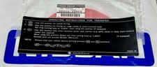 Nissan Patrol Gq Y60 Mq Mk 160 Safari Genuine Nos Transfer Control Label Decal