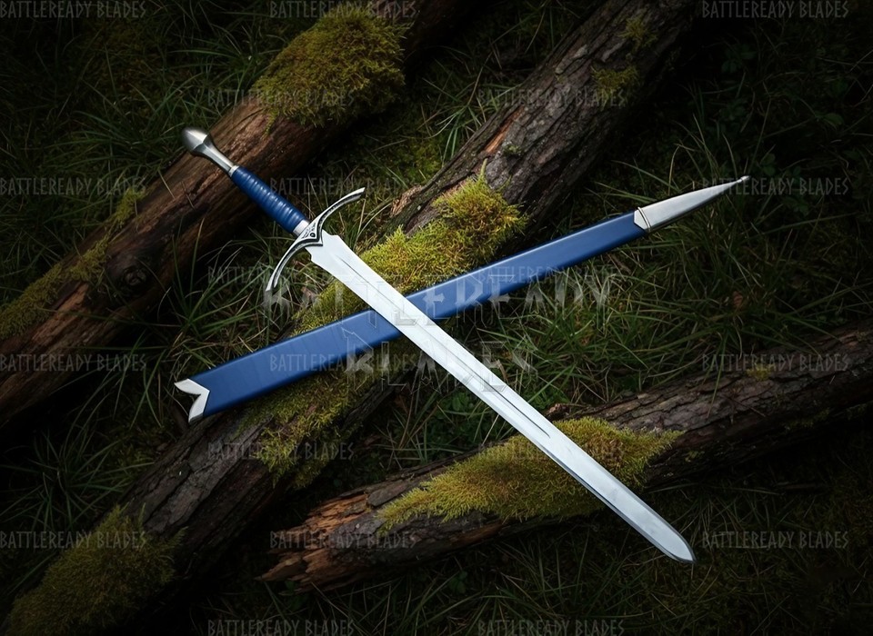 Fully Functional Razor Sharp Vikings King Sword, Medieval Style Long ...