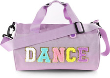 Dance Ballet Bag for Girls Sport Gym Duffle Bags Overnight Travel Bags Fun Dance