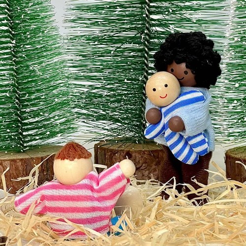 8pcs/set Figures Wooden Furniture Miniature Toy Kids Children - Picture 5 of 12