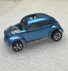 Hot Wheels Redlines *RESTORED* Custom Volkswagen Spectraflame Ice Blue w/white
