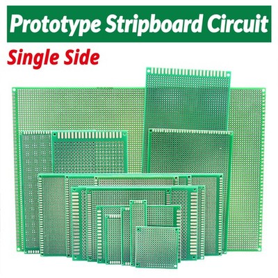 Single Side Universal Prototype Stripboard Circuit FR4 Board Printed PCB