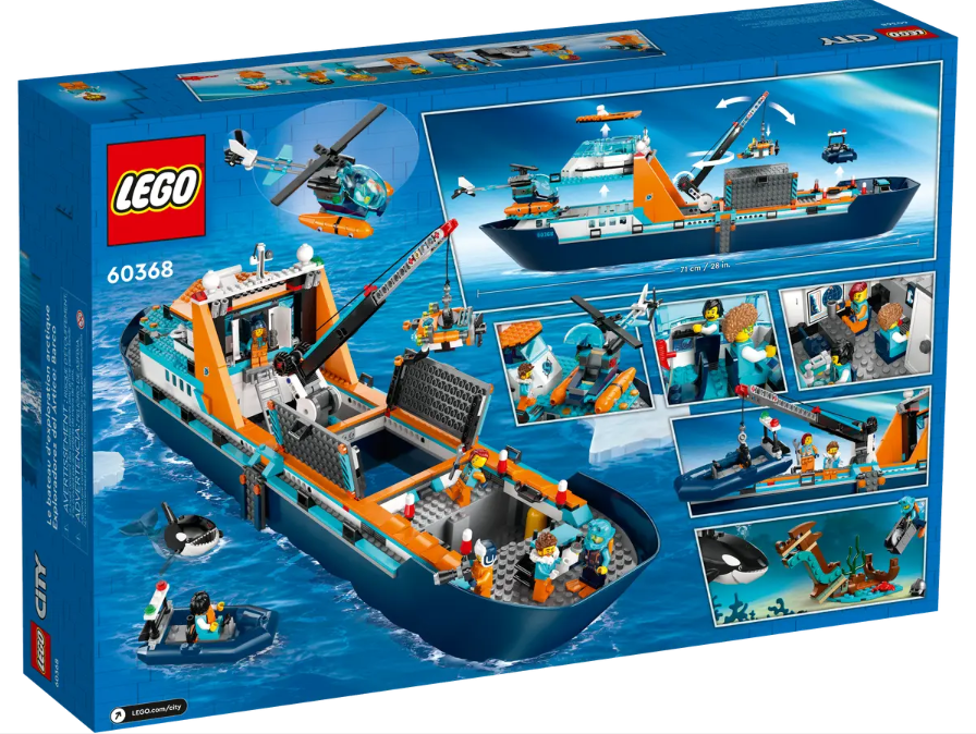 LEGO 60368 City Arctic Exploration Ship ABS Multicolor Block Toy 7