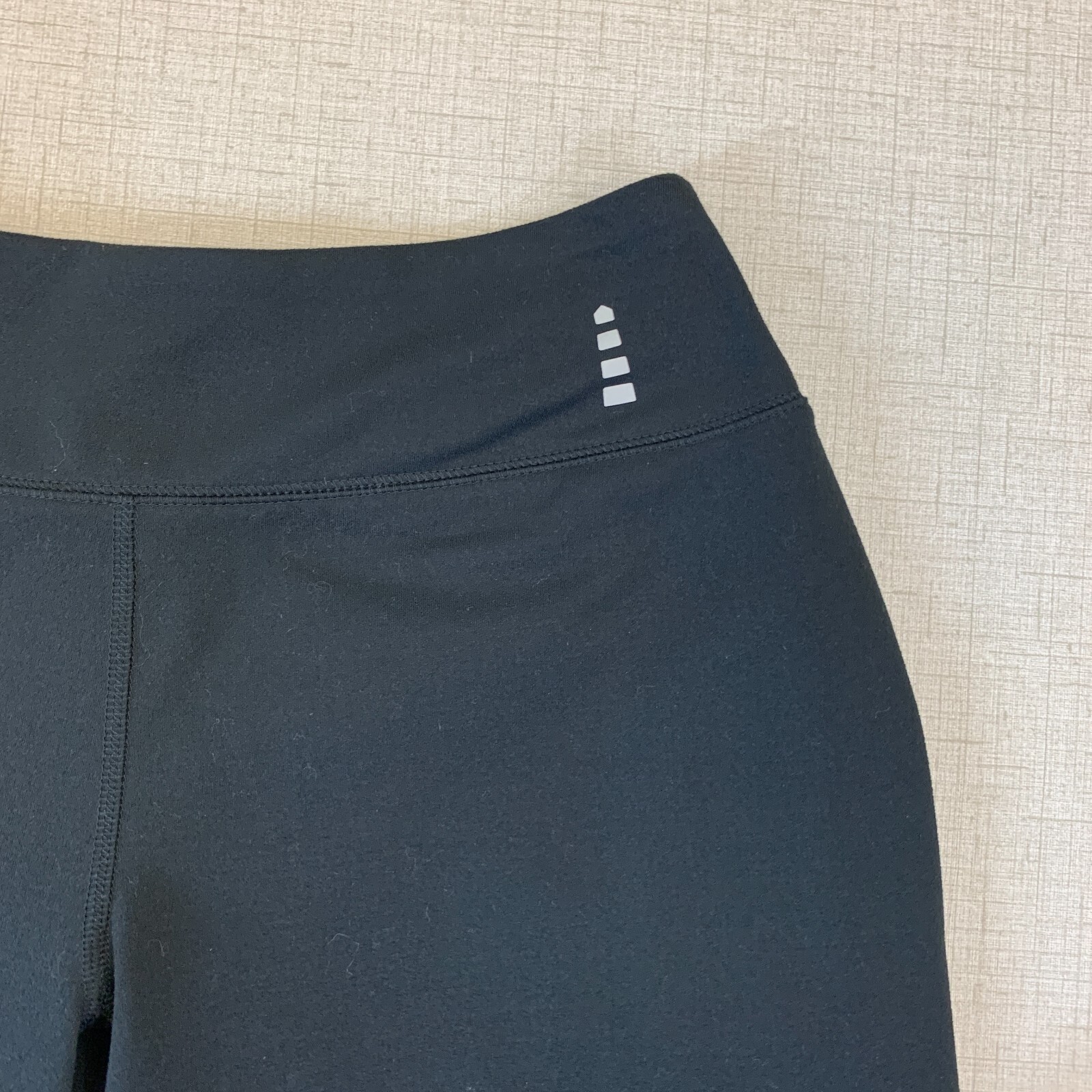 Lands End Active Relax Shorts Womens S Small 68 Black Pull On Bermuda