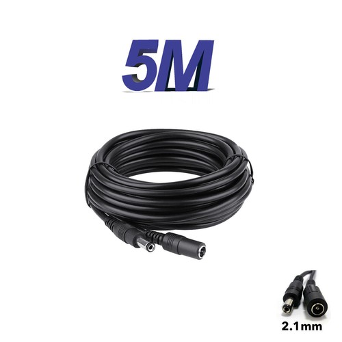 Cable de extensión de alimentación para 12V CC 3m 5m 10m CCTV LED y adaptadores 2,1 mm*5,5 mm conector - Imagen 6 de 10