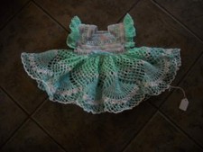Beautiful NEW Hand-Crocheted Dress Baby Girl HI-349