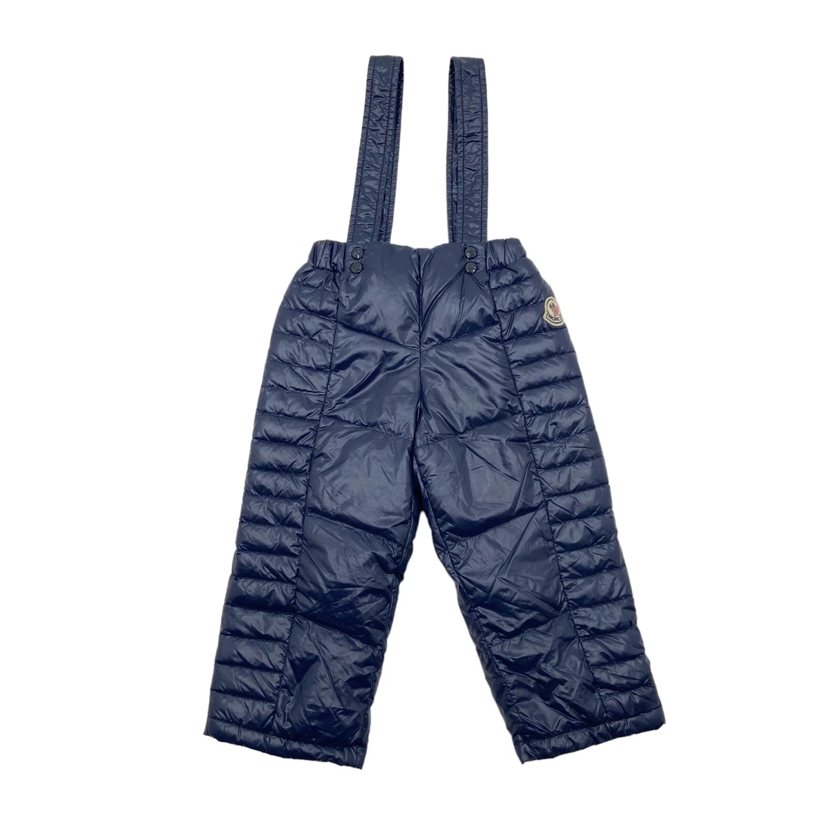 Moncler Kids Navy Ski Salopettes Vintage Designer Winter Sports