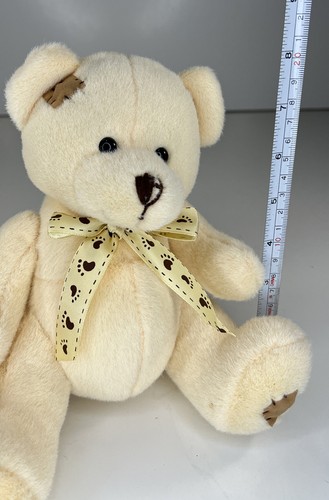 Vintage Fiesta Teddybär Patch Creme braun Kuscheltier 8"" Band A35049 - Bild 10 von 10
