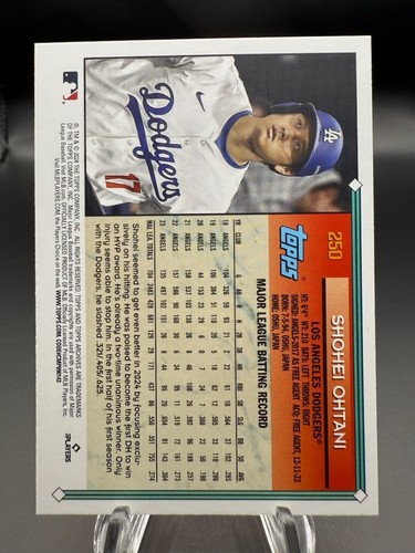 2024 Topps Archives - Shohei Ohtani #250 Los Angeles Dodgers - Picture 2 of 2