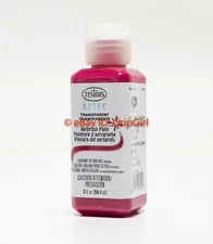 1x TESTORS AZTEK Airbrush Paint Water Based Acrylic 9485 Transparent Rose 2 oz
