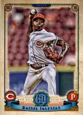 2019 Topps Gypsy Queen #157 Raisel Iglesias Cincinnati Reds Baseball Card