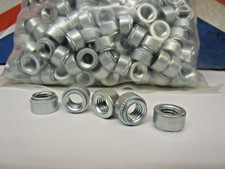 100 x SELF CLINCHING NUTS STEEL BZP ROUND THREADED CLINCH NUTS M8 x 1.25 PITCH