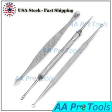 BLACKHEAD REMOVER TOOLS COMEDONE ACNE BLEMISH EXTRACTOR TOOL KIT SET OF 3 
